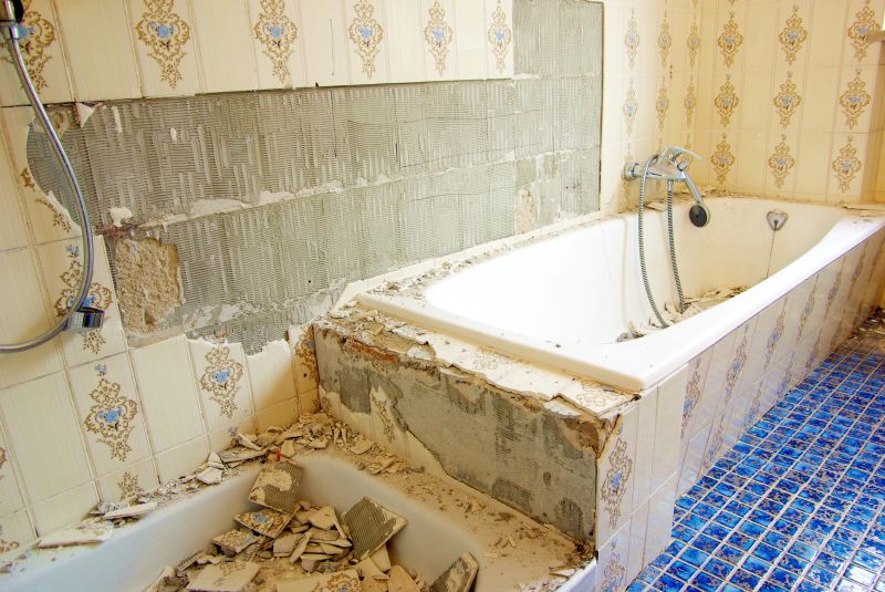 Bathroom Wall Covering Removal