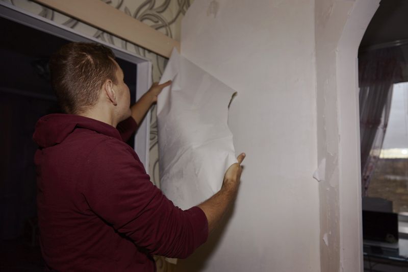 Bathroom Wall Covering Removal